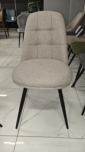 Стул на металлокаркасе Texas 1 поворотный бежевый / черный из шоурума 1